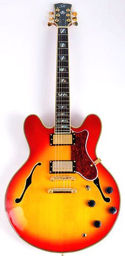 SX EG6 CUS CS Semi Hollow Electric Guitar New  