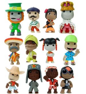 Little Big Planet Sackboy Superstar 2 Figure Set Of 12  