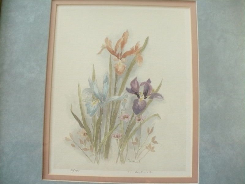 Mary Vincent Bertrand Signed Limited Edition Iris Print  