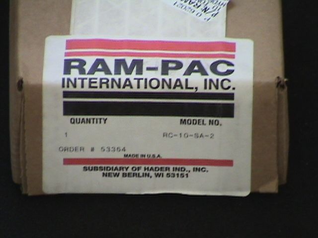 RAM PAC RC 10 SA 2 10 Ton Hydraulic Ram 2 Stroke  