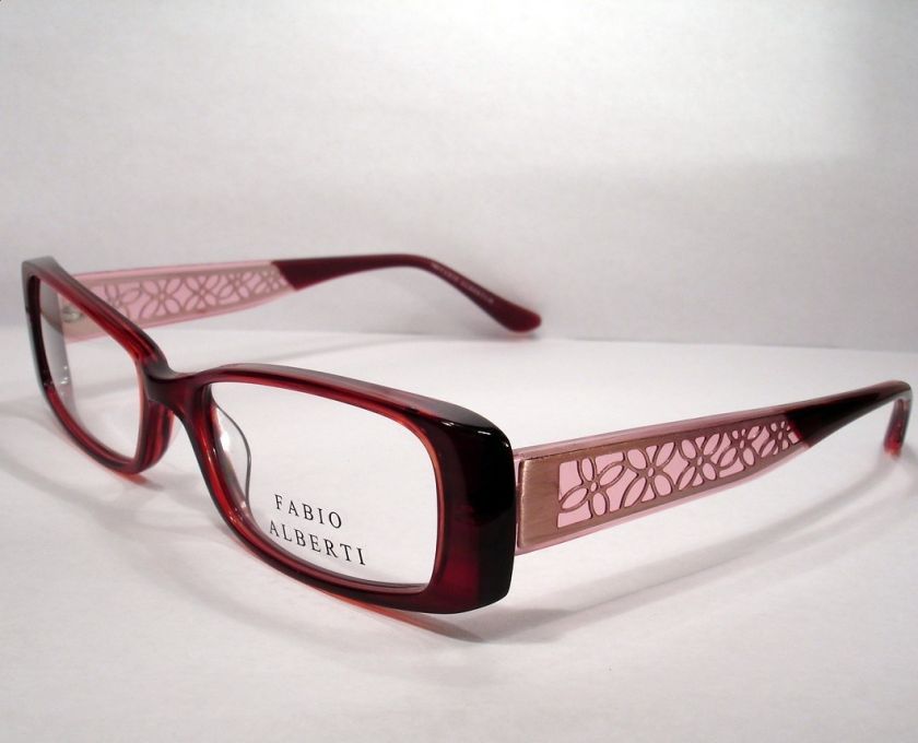 FABIO ALBERTI WOMEN Eyeglass Frames new 894 burgundy  
