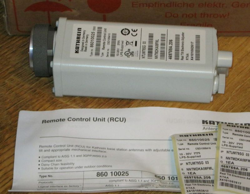 Kathrein Remote Control Unit RCU 1 860 10025  