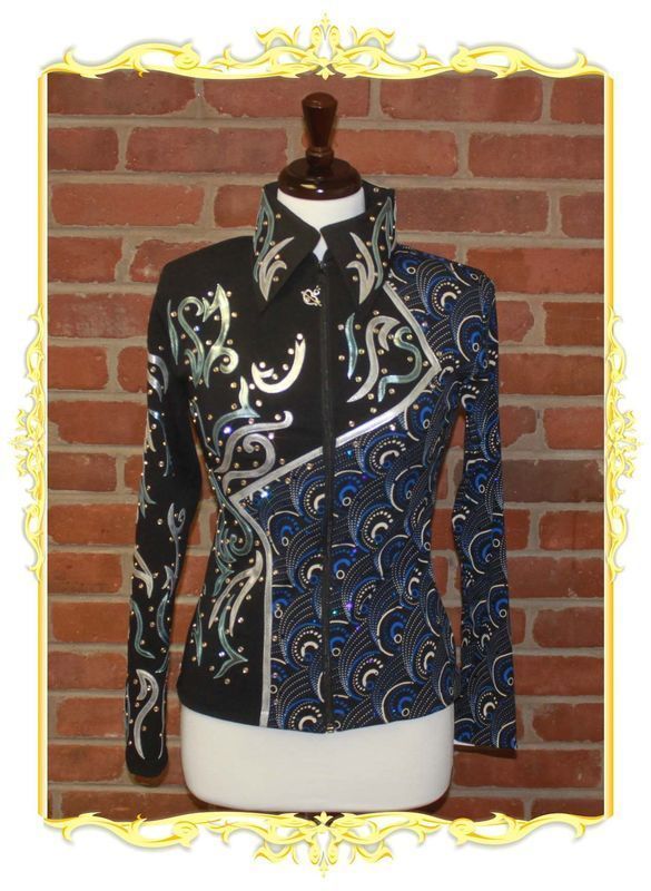 LARGE Showmanship Pleasure Horsemanship Show Jacket Shirt Rodeo 