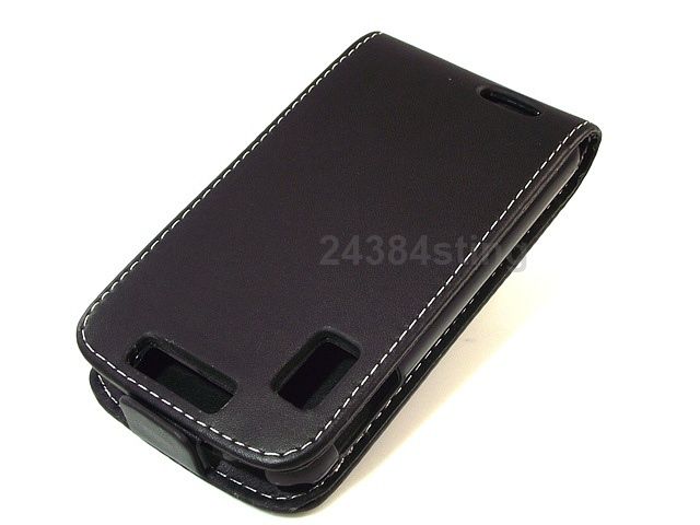 LEATHER FLIP CASE COVER for MOTOROLA ATRIX 4G MB860  