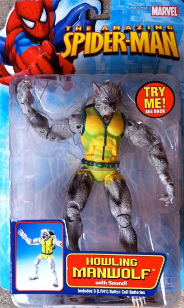 Spiderman Howling Wolfman Amazing Action Figure Marvel  