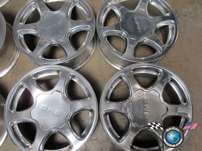    07 GMC Sierra Yukon Denali Factory 17 Polished Wheels OEM Rims 5132