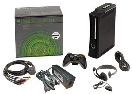   XBOX 360 ELITE CONSOLE & 120 GB HARD DRIVE 0811172010717  