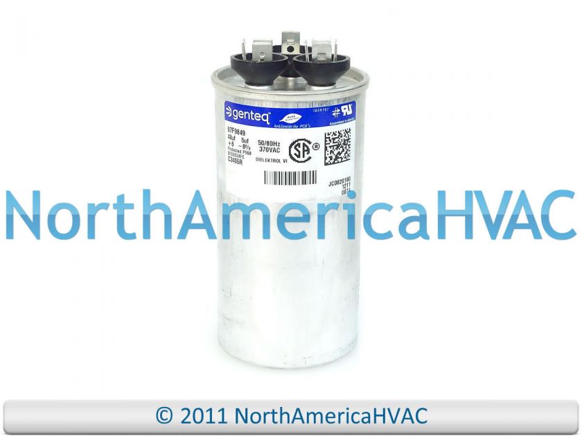 GE Capacitor Round 40/5 uf 370 volt Z97F9849 97F9849  