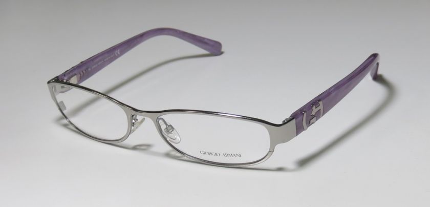  GIORGIO ARMANI 484 54 16 130 RUTHENIUM/VIOLET EYEGLASS/GLASSES/FRAME 