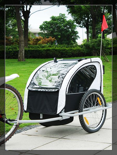   BABY BIKE TRAILER / STROLLER BLACK   JOGGER JOGGING KIDS BICYCLE