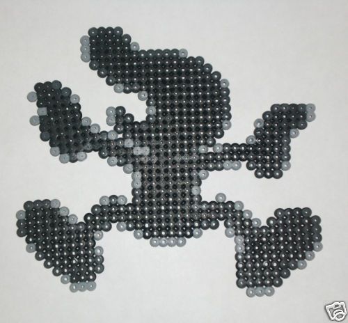 MR. GAME AND WATCH BEAD SPRITE NINTENDO GAME PERLER ART  