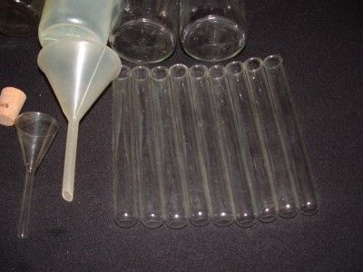   Science Chemistry Kimax Pyrex Ace Nalgene Gilbert test tubes beakers