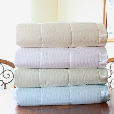 Heritage Oversized All Natural White Goose Down Blanket  