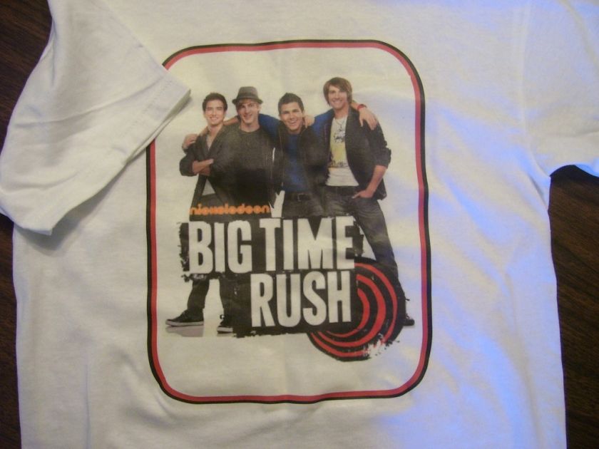 NEW BIG TIME RUSH T SHIRT. GIRLS / BOYS YOUTH SIZES BTR  