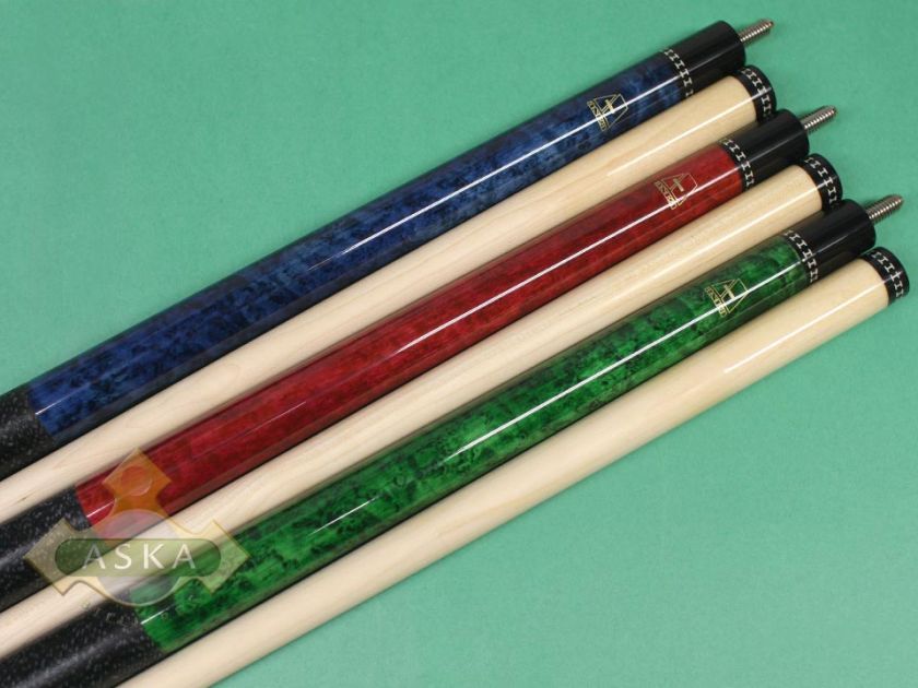 Billiard Pool Cue Set of 3 Aska L19 Cues SUPER SALE  