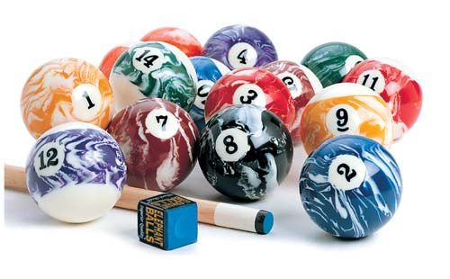 ELEPHANT BEAUTIFUL POOL BALLS BILLIARD BALLS MARBLE  