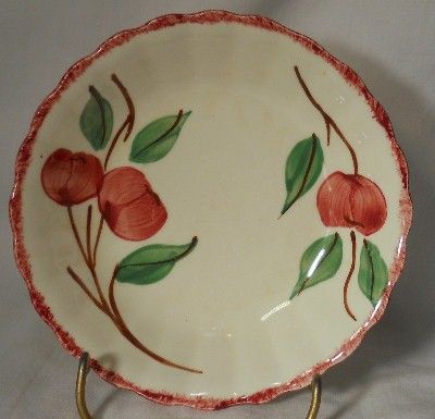 BLUE RIDGE SOUTHERN POTTERY china CRAB APPLE pattern Fruit Dessert or 