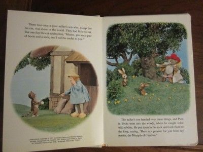   The Three Little Pigs Puppet Storybook 1970 Nice Shape Hologram  