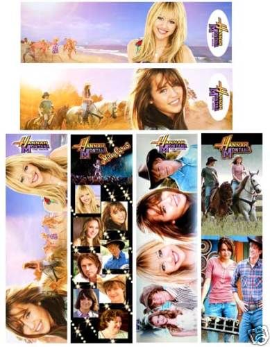 HANNAH MONTANA Bookmarks GIFTS MILEY CYRUS The Movie  
