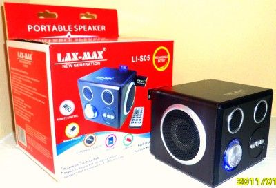 LAX MAX Portable  Iphone Ipod Speaker / Boombox  