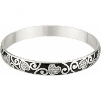 BRIGHTON HEART & SCROLL BANGLE BRACELET NWT JB0022 RTLS $58 