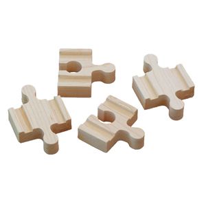 New Wooden 4 pc Train Track Adapter Set Thomas Brio 1  