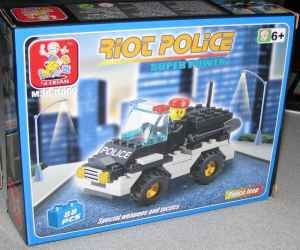 Lego Building Blocks Riot Police Jeep 88 PC Set New Legos