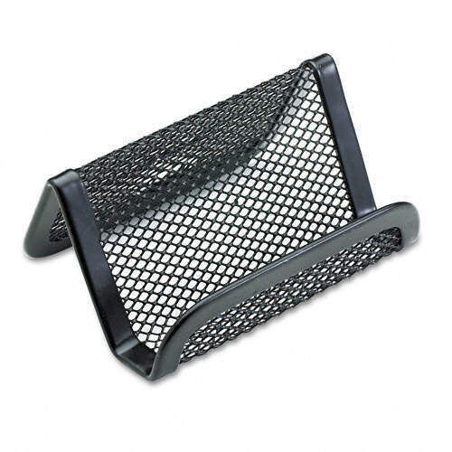 Black Mesh Metal Business Card Holder Eldon Expressions  