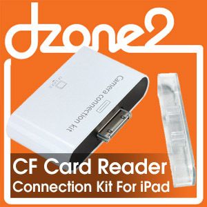 CF Card Reader Connection Kit For iPad iPad 2 camera Raw #J027  