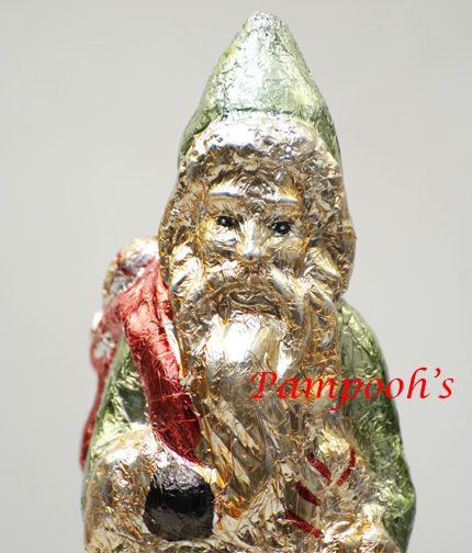 Candy Cane Chocolate Mold Santa Folk Art  