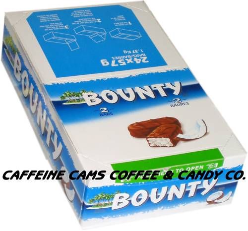 EFFEM BOUNTY CHOCOLATE BARS 24 X 57g  