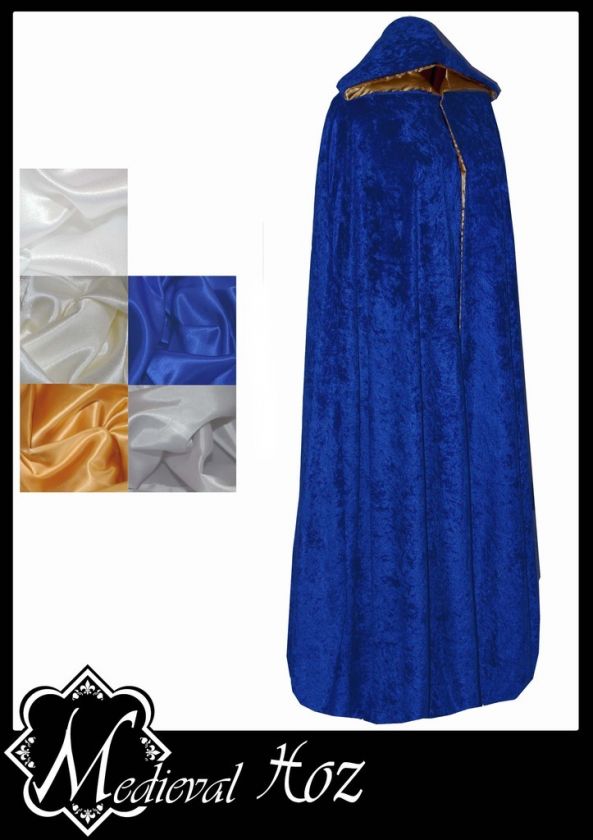 Cloak Beautiful Royal Blue C Velvet & Satin Handfasting  