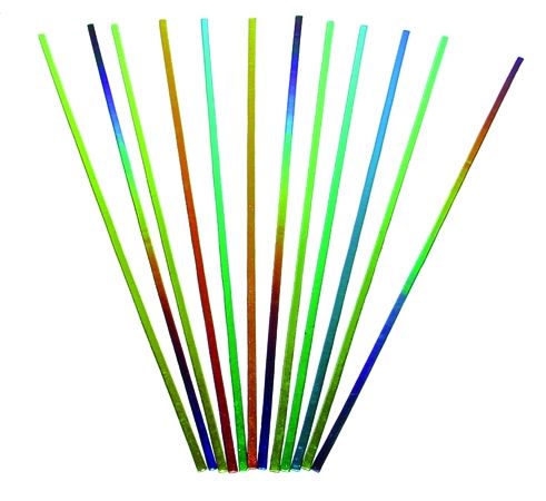 bullseye glass stringers colored glass threads form easily even over a 