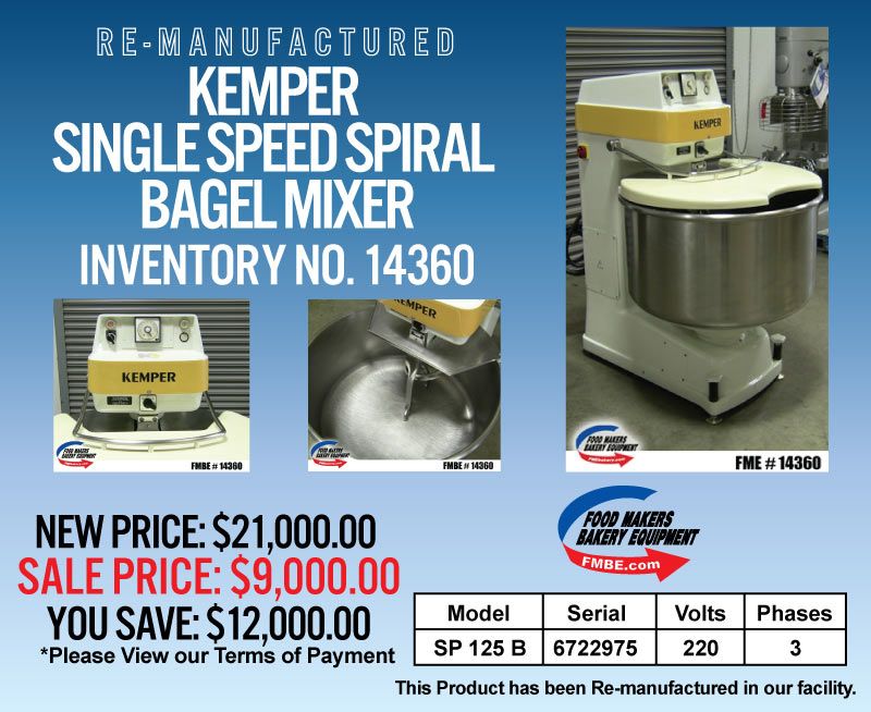 Kemper Spiral Mixer  