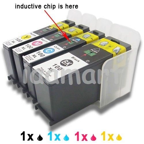 iaamart ink cartridges compatible for lexmark 100xl Impact S301 S305 