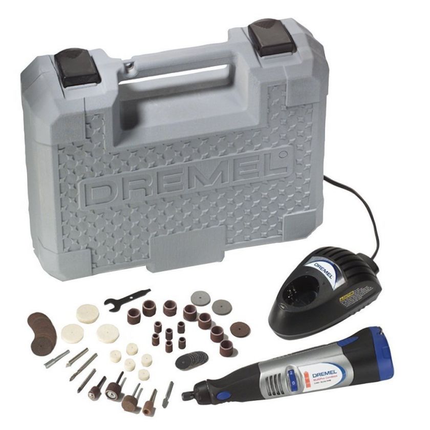   10.8 Volt Lithium Ion Cordless Rotary Tool Kit with 40 Accessories