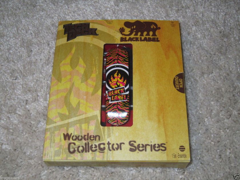 Tech Deck Wooden Collector Series   Black Label Panama   Brand New 