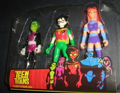 TEEN TITANS FIGURE BEAST BOY STARFIRE ROBIN CYBORG  