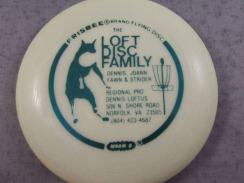 RARE NEW GLOW LOFT DISC FAMILY WHAM O MINI DISC GOLF  