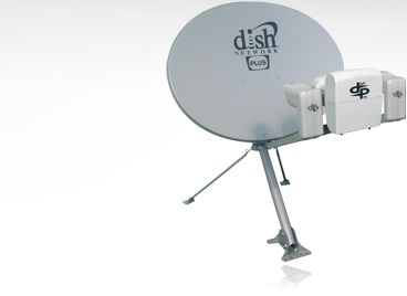 DISH NETWORK 500/1000 PLUS + 129 bracket & LNB Gets 118  