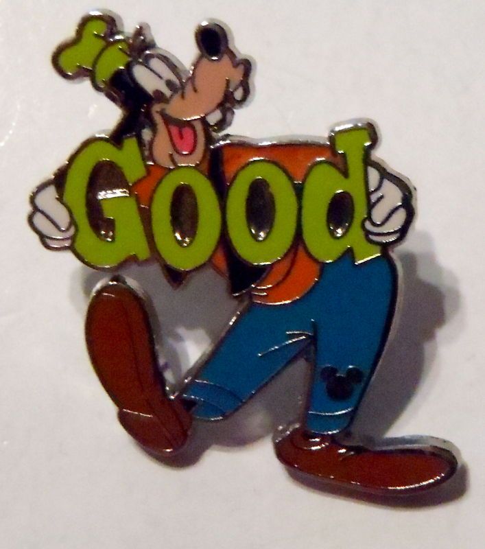 Disney Pin Goofy Good Hidden Mickey 2010  