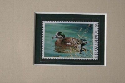 DUCKS UNLIMITED 1996 Ralph McDonald 13th Annual Stamp Print  