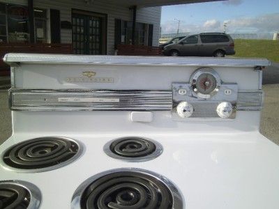   GENERAL ELECTRIC STOVE GE PORCELAIN RM 65 RETRO KITCHEN WHITE  