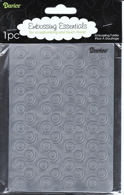 Darice 4x6 Embossing Folder ~SWIRL Background~ CardMaking Craft 