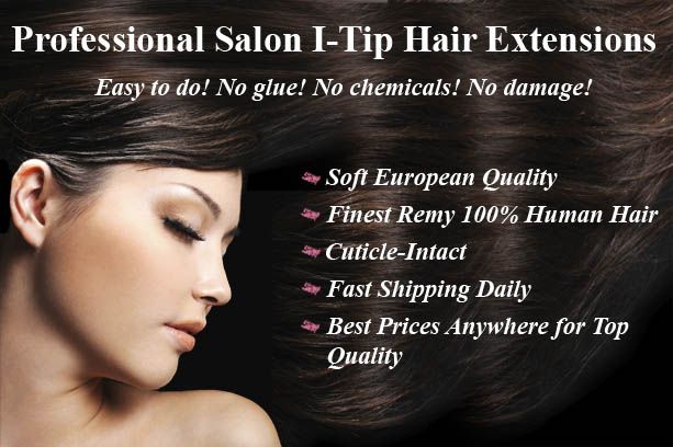 European Remy Human Hair Extensions 22 I Tip Micro  