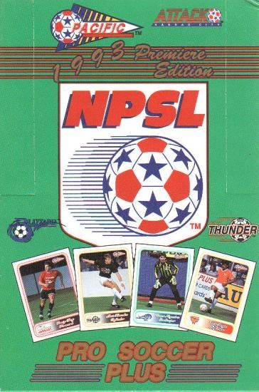 1993 Pacific NPSL Pro Soccer Wax Box  