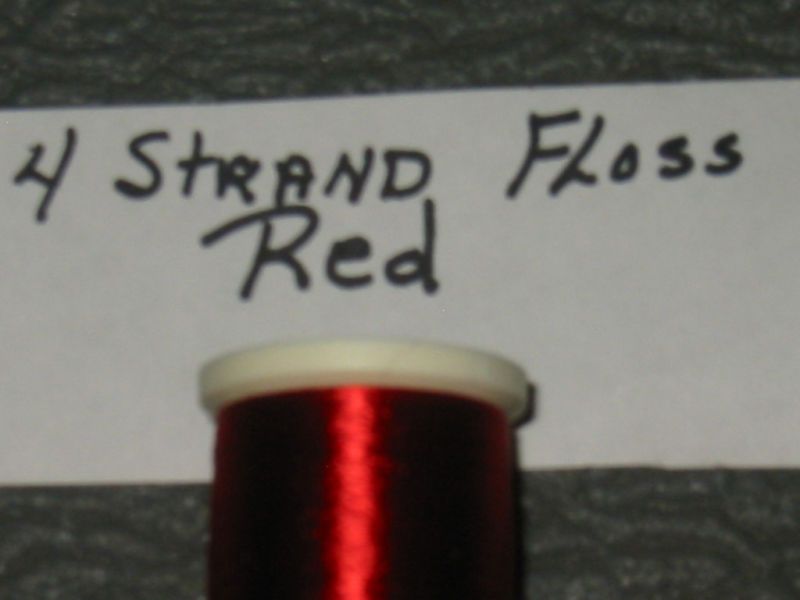 RED   4 STRAND FLOSS  