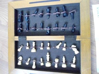 Vintage 1972 Hasbro Folding Travel Chess Set Magnetic Complete  