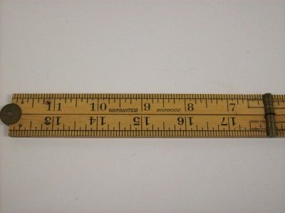 Vintage Lufkin Rule Co 24 Boxwood Ruler No 651 (68) Patd 1918  