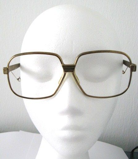 VINTAGE FOSTER GRANT FF77 EYEGLASS FRAMES GOLD METAL 77  